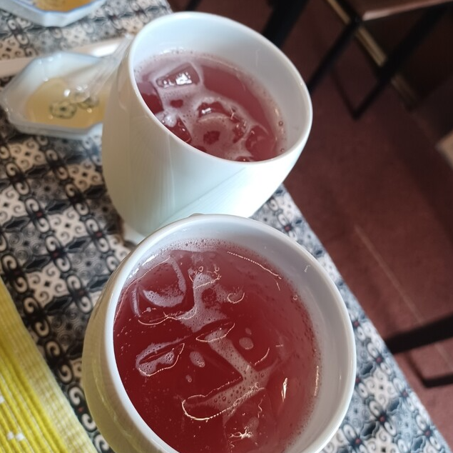 自家製ざくろ酢スカッシュ